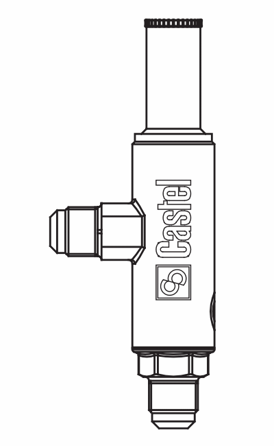 曲軸箱壓力調節(jié)閥3320/5,SAE喇叭口直螺紋接頭